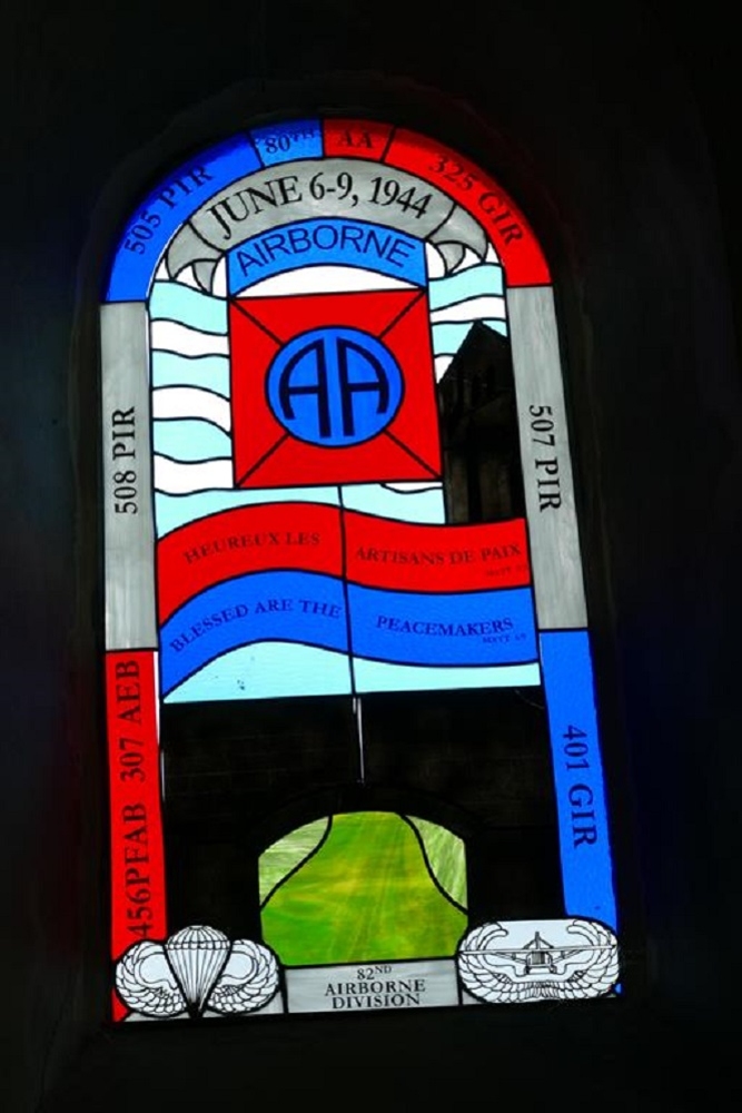 Stained glass window 82nd Airborne #2