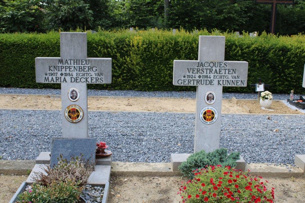 Belgische Graven Oudstrijders Kessenich Begraafplaats #5
