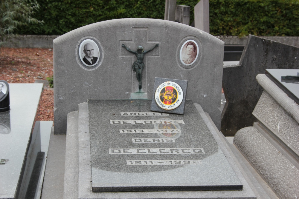 Belgische Graven Oudstrijders Balegem Begraafplaats Vrijhem #4