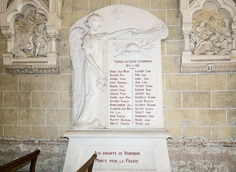 Monument Eerste Wereldoorlog Venerque