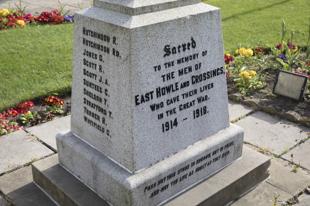War Memorial Easthowle and Crossings #2