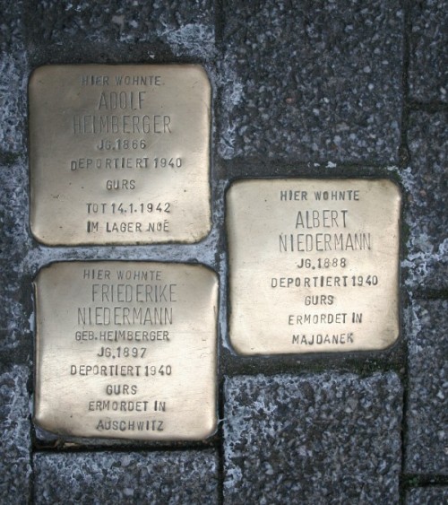 Stolpersteine Herrenstrae 14 #3