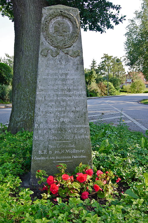 Monument Frans-Duitse Oorlog Reitbrook #1