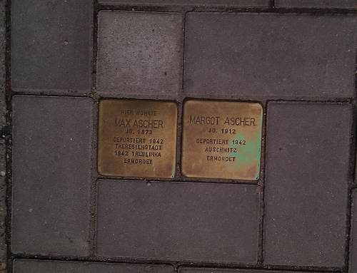 Stolpersteine Caffamacherreihe 4 #1