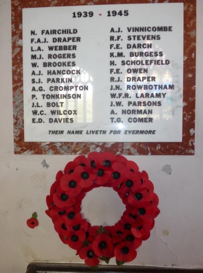 War Memorial St. Peter Ad Vincula Church Combe Martin #2