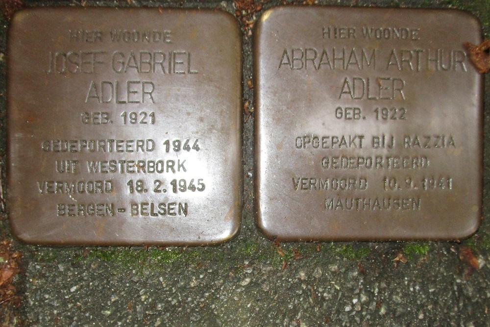 Stolpersteine Andreas Bonnstraat 30 #3