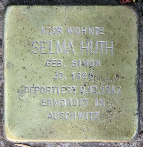 Stolpersteine Bjrnsonstrae 20 #4