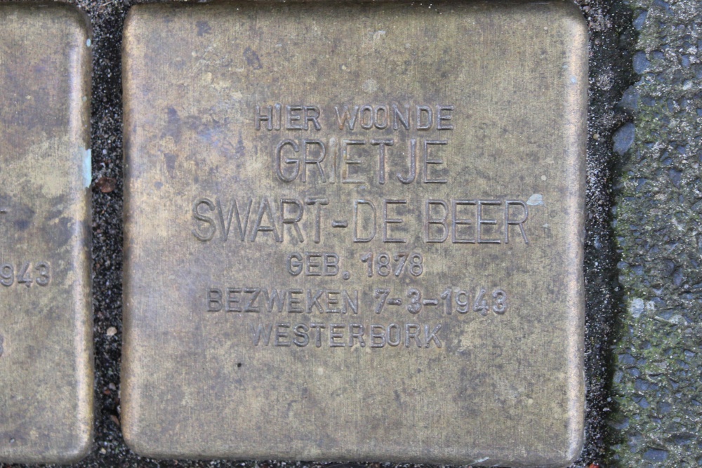 Stolpersteine Koningin Wilhelminalaan 144 #3