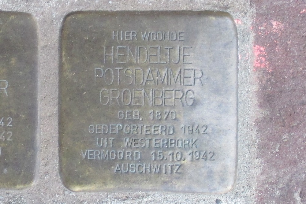 Stolpersteine Rolderstraat 29 #3