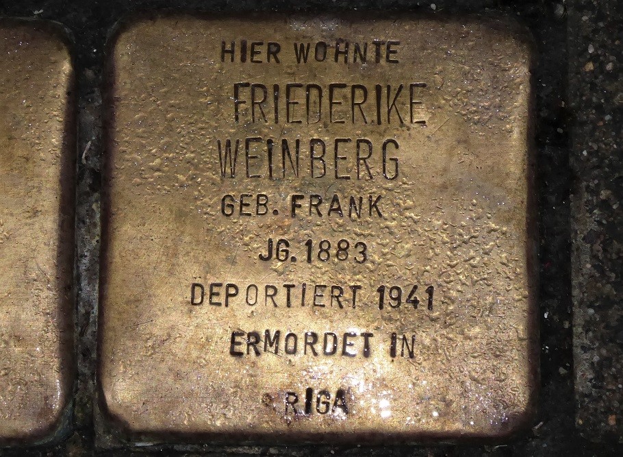 Stolpersteine Winkelstrae 17 #3