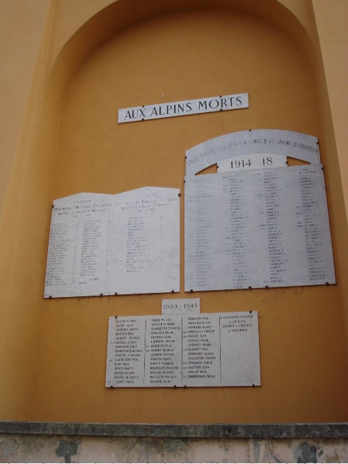 Gedenktekens Politiebureau Antibes #3
