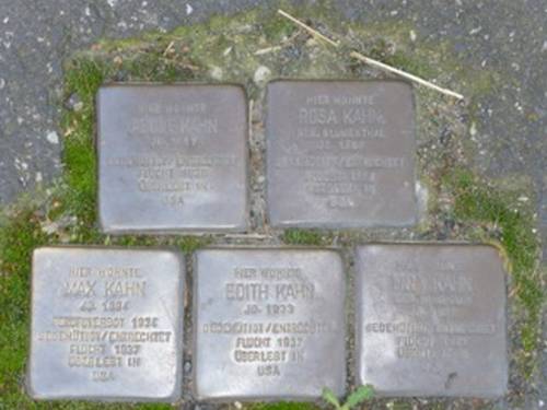 Stolpersteine Pfanngasse 1