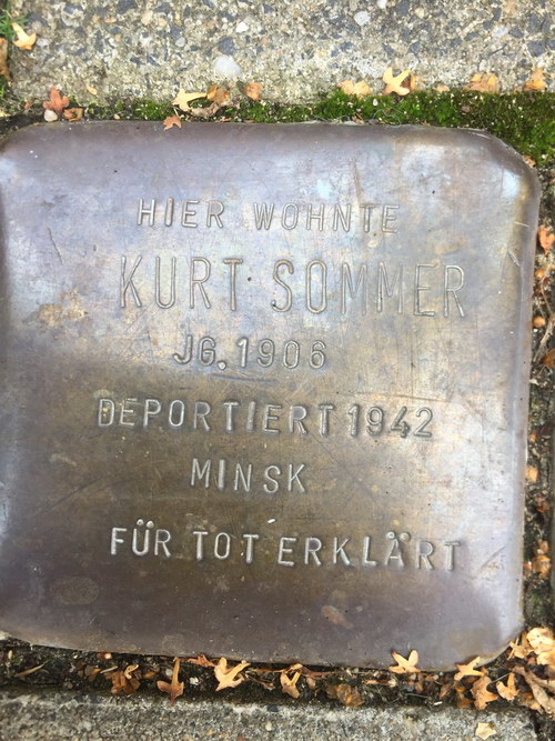 Stumbling Stones Fridolinstraße 29 #4
