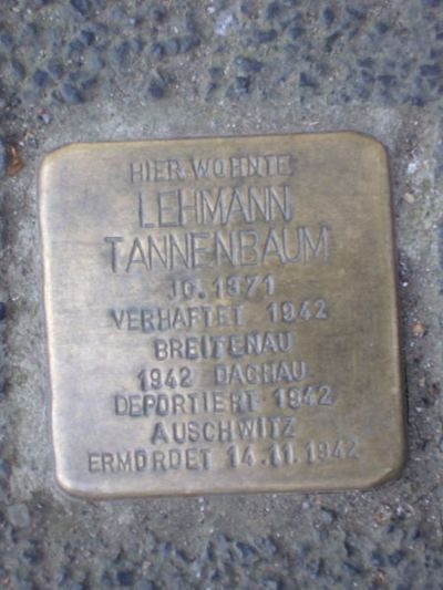 Stumbling Stone Friedrich-Ebert-Straße 27
