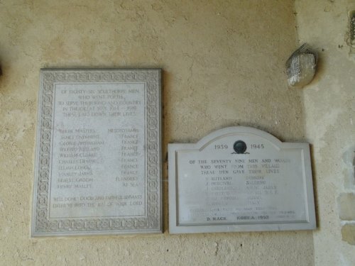 Oorlogsmonument St. Mary and All Saints Church #1