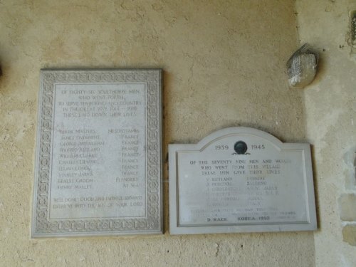 War Memorial St. Mary and All Saints Church