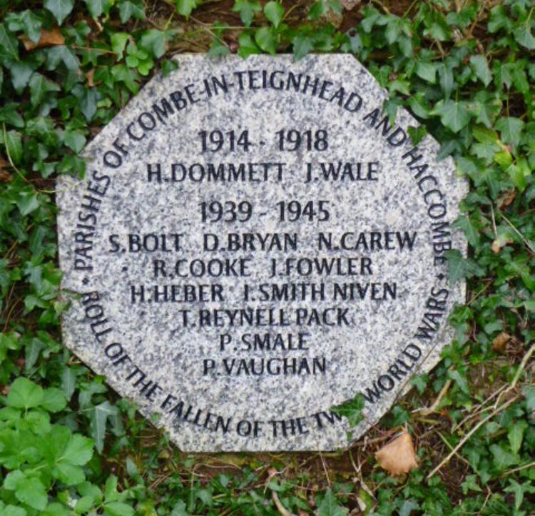 Oorlogsmonument Parochies van Combe-in-Teignhead en Haccombe