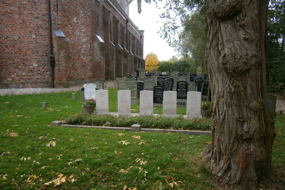 Commonwealth War Graves Protestant Churchyard Ternaard