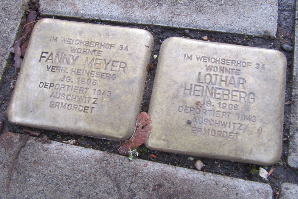 Stolpersteine Oversburgstraße 1