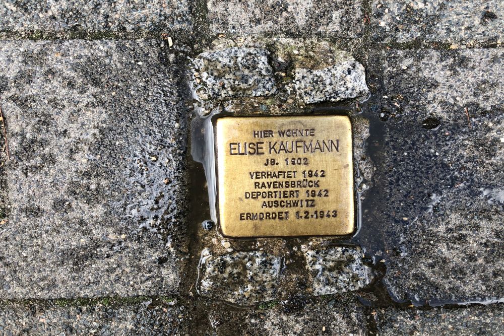 Stumbling Stone Weberstraße 13