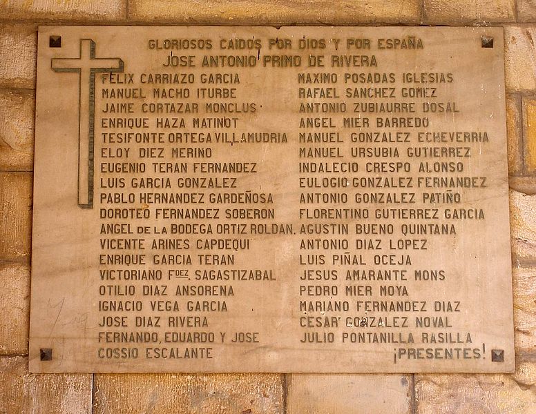 Spanish Civil War Memorial Cabezn de la Sal #1