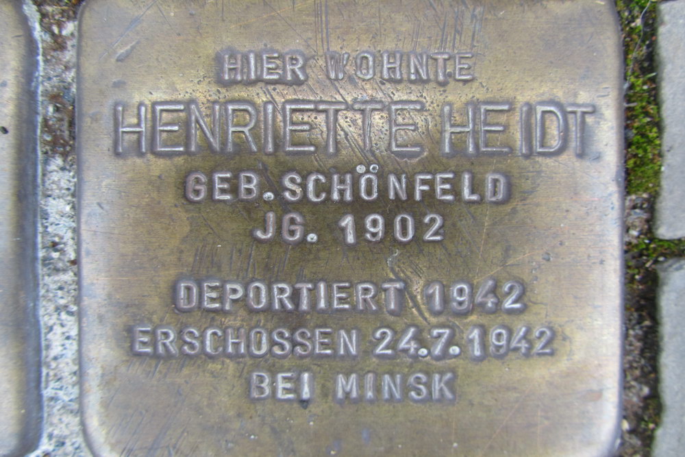 Stolperstein Severinusstrae 32 #3