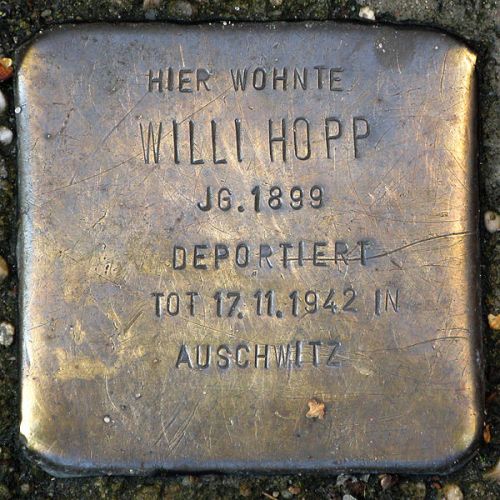 Stolperstein Admiralstrae 14 #1