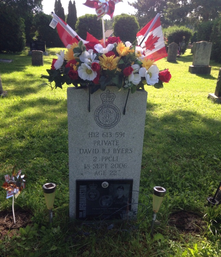 Canadian War Grave Espanola Cemetery #1