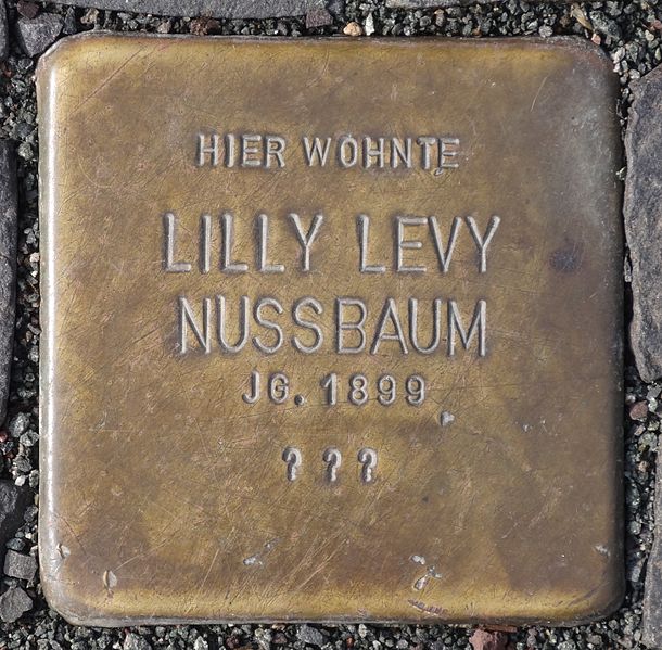 Stolperstein Bremerstrae 1 #1