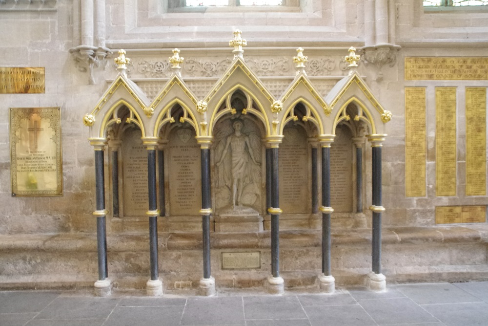 Memorials Wells Cathedral #1