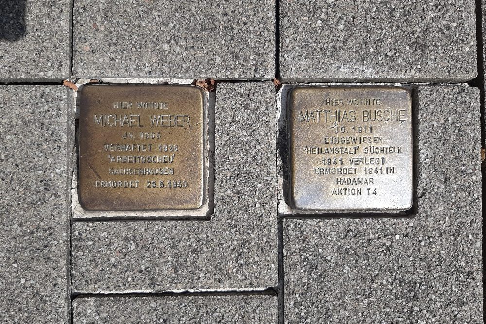 Stolpersteine Kuhnenstrae 7 #1