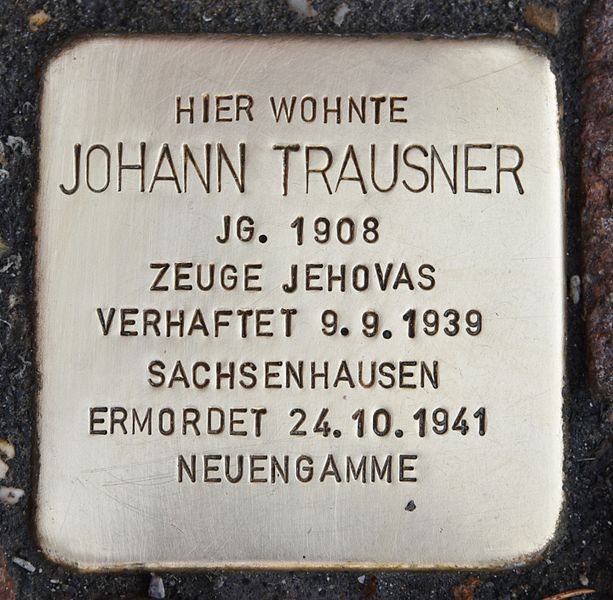 Stumbling Stones Liechtensteinklammstraße 3 #3