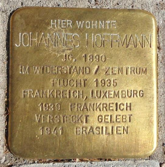 Stolperstein Ensheimer Strae 33 #1