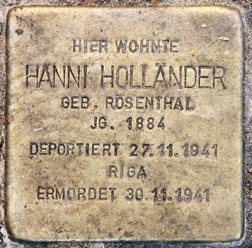 Stolperstein Spessartstraße 11