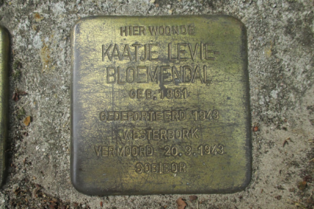 Stolpersteine W.H. Bosgrastraat 90 #4