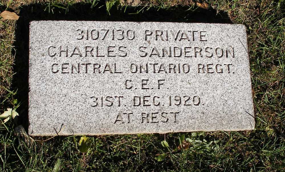 Commonwealth War Grave Mount Greenwood Cemetery