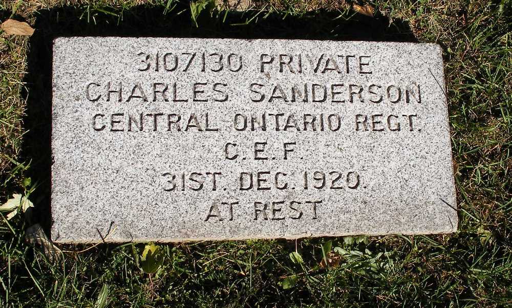 Commonwealth War Grave Mount Greenwood Cemetery #1