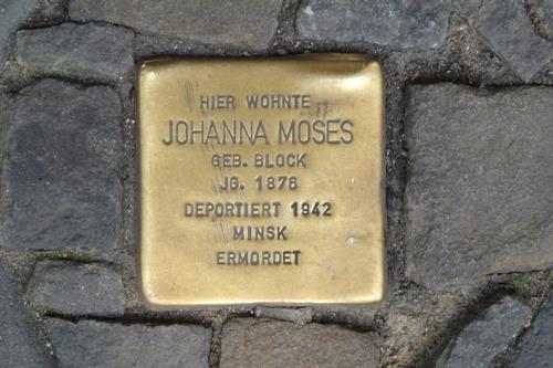 Stolperstein Johannisstrae 54 #1