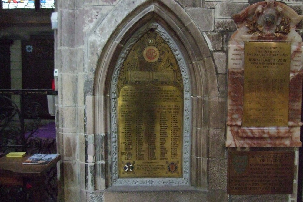 Memorials St Giles' Cathedral