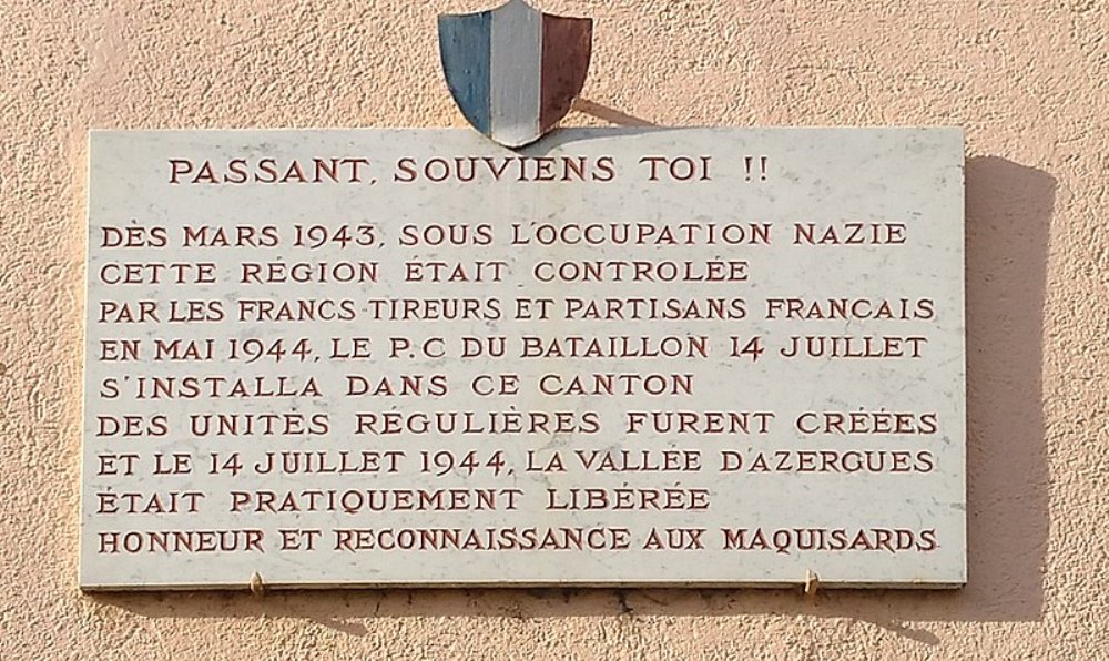 Gedenkteken Verzet Saint-Nizier-d'Azergues #1