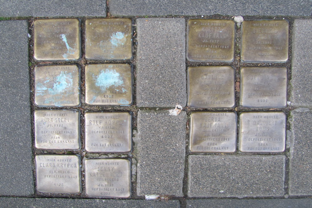 Stumbling Stones Mozartstraße 54