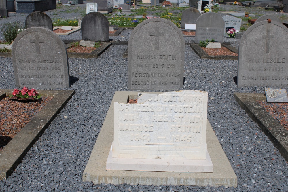 Belgische Oorlogsgraven Leers-et-Fosteau	 #1