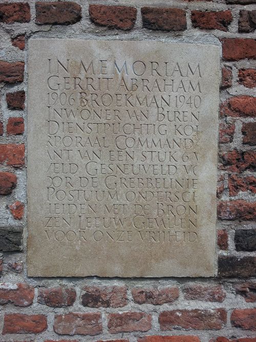 Memorial Gerrit Broekman