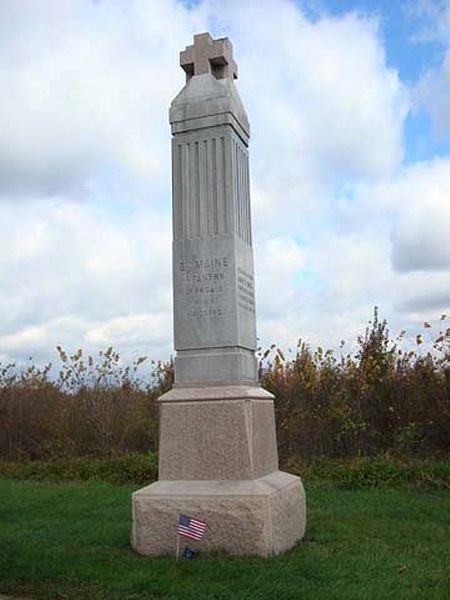 Monument 6th Maine Volunteer Infantry Regiment