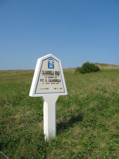 Killed In Action Marker Callendrella Road La Madeleine