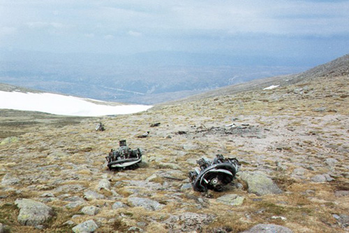 Crash Site & Remains Airspeed Oxford PH404