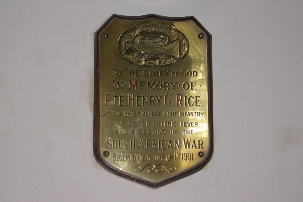 Gedenkteken Private Henry G. Rice #1