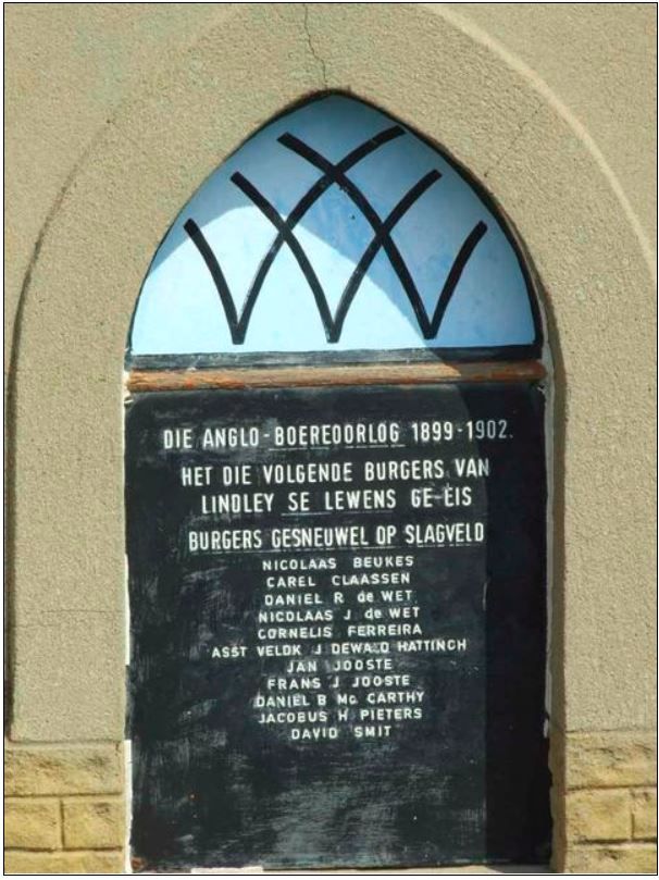 2nd Boer War Memorial Lindley #1