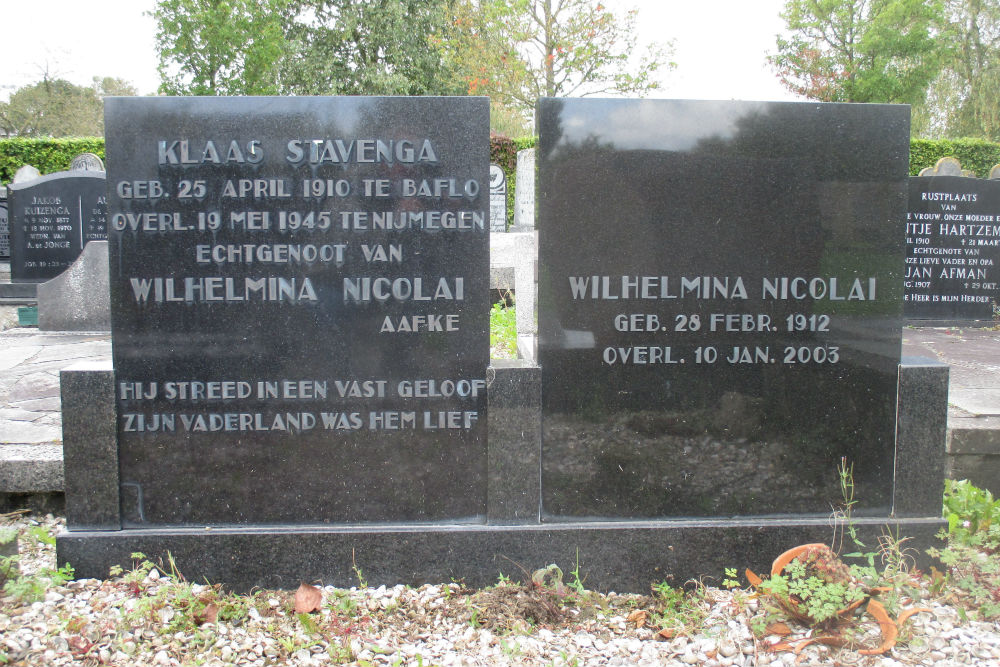 Dutch War Grave General Cemetery Baflo #1