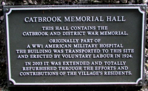 War Memorial Hall Catbrook #2